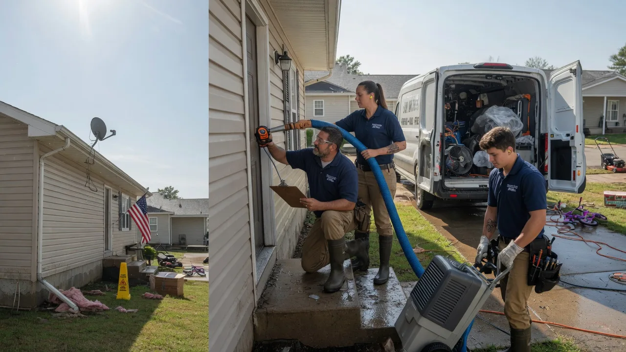Ceiling Water Damage Restoration in Latty, OH near me